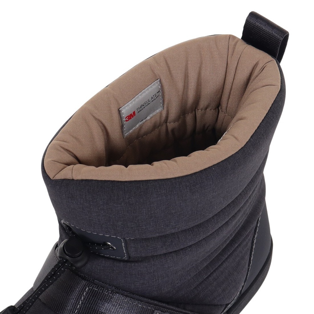シャカ（SHAKA）（レディース）ブーツ カジュアルシューズ 中綿ウィンターブーツ SCHLAF CAMP BOOTIE SK-235 Charcoal