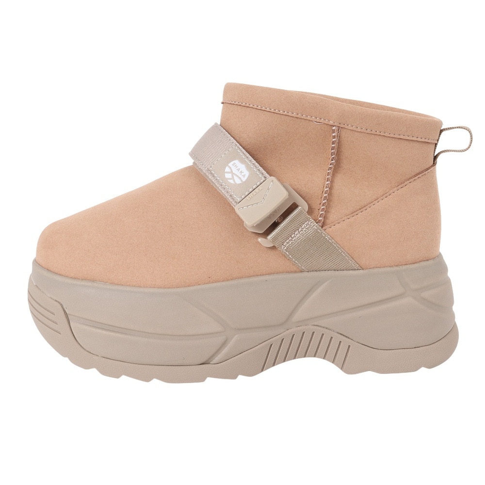 シャカ（SHAKA）（レディース）ブーツ カジュアルシューズ 厚底 ショート ムートン ブーツ CHUNKY SK-299 Tan/Tp01M