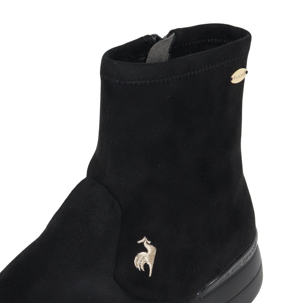 ルコックスポルティフ（lecoqsportif）（レディース）ブーツ カジュアルシューズ LCS アンジェ II ブラック ゴールド LU5FBT85LZ BKGD シューズ