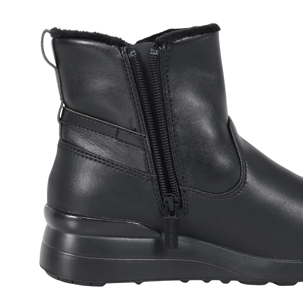 ルコックスポルティフ（lecoqsportif）（レディース）ブーツ カジュアルシューズ LCS デュアン IV ブラック シルバー LU5FBT87LZ BKSL シューズ