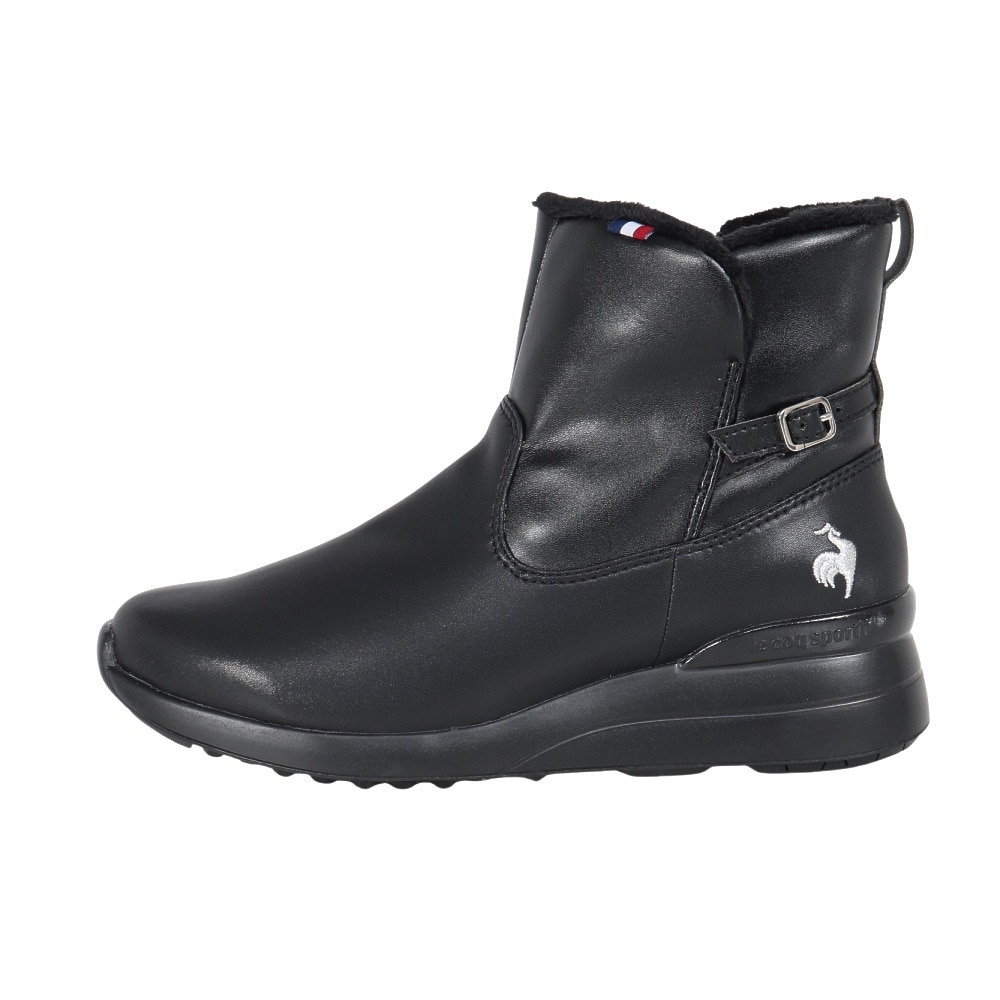 ルコックスポルティフ（lecoqsportif）（レディース）ブーツ カジュアルシューズ LCS デュアン IV ブラック シルバー LU5FBT87LZ BKSL シューズ