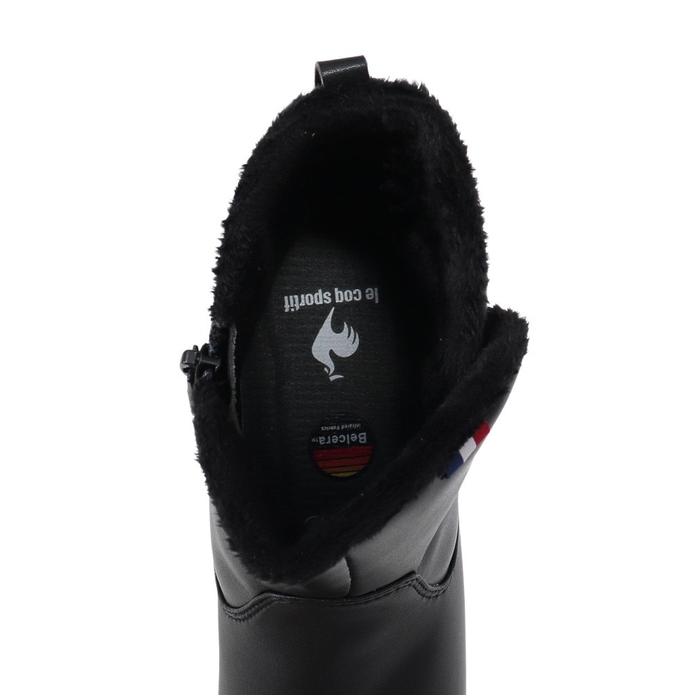 ルコックスポルティフ（lecoqsportif）（レディース）ブーツ カジュアルシューズ LCS デュアン IV ブラック シルバー LU5FBT87LZ BKSL シューズ