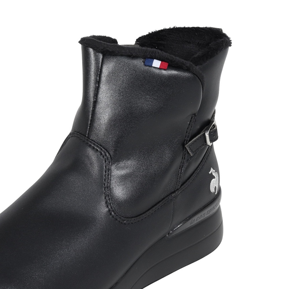 ルコックスポルティフ（lecoqsportif）（レディース）ブーツ カジュアルシューズ LCS デュアン IV ブラック シルバー LU5FBT87LZ BKSL シューズ