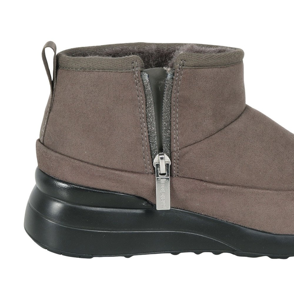 ルコックスポルティフ（lecoqsportif）（レディース）ブーツ カジュアルシューズ LCS ムート グレー シルバー LU5FBT91LZ GYSL シューズ