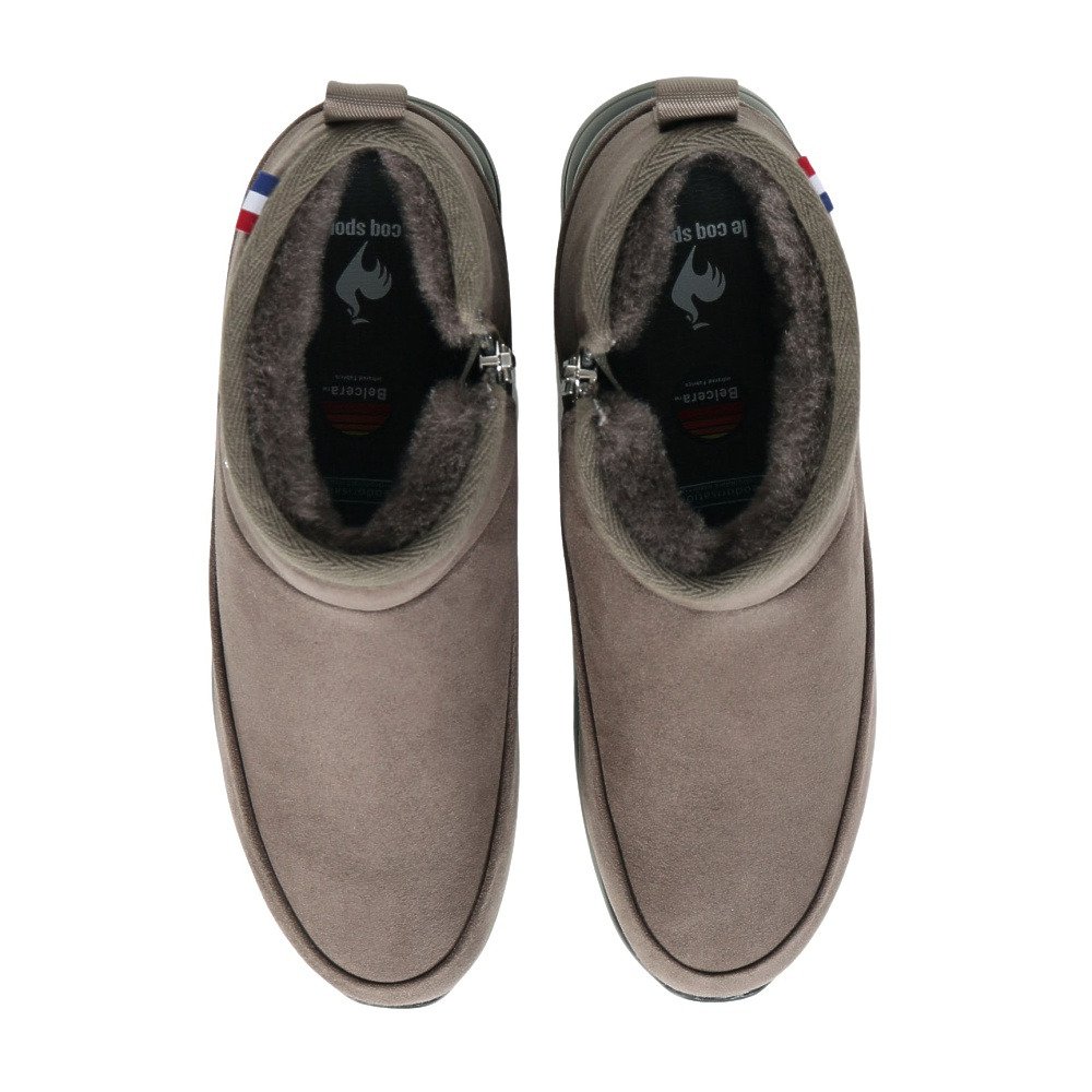 ルコックスポルティフ（lecoqsportif）（レディース）ブーツ カジュアルシューズ LCS ムート グレー シルバー LU5FBT91LZ GYSL シューズ