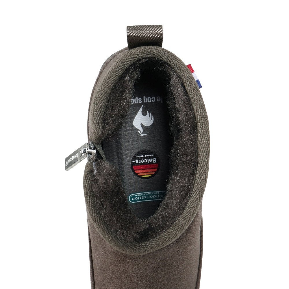 ルコックスポルティフ（lecoqsportif）（レディース）ブーツ カジュアルシューズ LCS ムート グレー シルバー LU5FBT91LZ GYSL シューズ