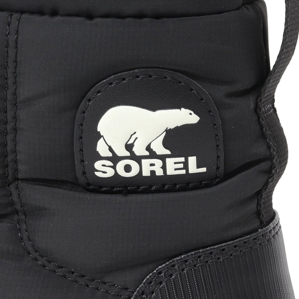 ソレル（SOREL）（レディース）ブーツ カジュアルシューズ ウィットニー 3 ミッド ウォータープルーフ ブラック NL5282 010 カジュアル 防水 アウトドア