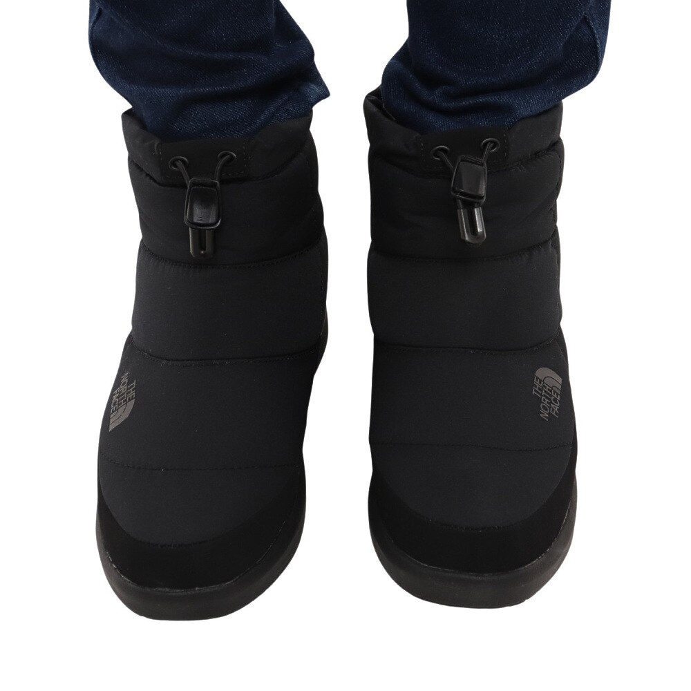 ザ・ノース・フェイス（THE NORTH FACE）（レディース）ブーツ ヌプシ ブーティ ウォータープルーフ 8 ショート ブラック NFW52273 KK カジュアル