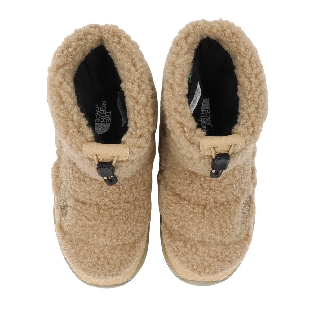 ザ・ノース・フェイス（THE NORTH FACE）（レディース）ブーツ ヌプシ ブーティ ショート フリース ベージュ NFW52476 KT 防風性 ボアブーツ