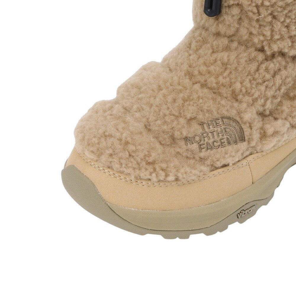 ザ・ノース・フェイス（THE NORTH FACE）（レディース）ブーツ ヌプシ ブーティ ショート フリース ベージュ NFW52476 KT 防風性 ボアブーツ