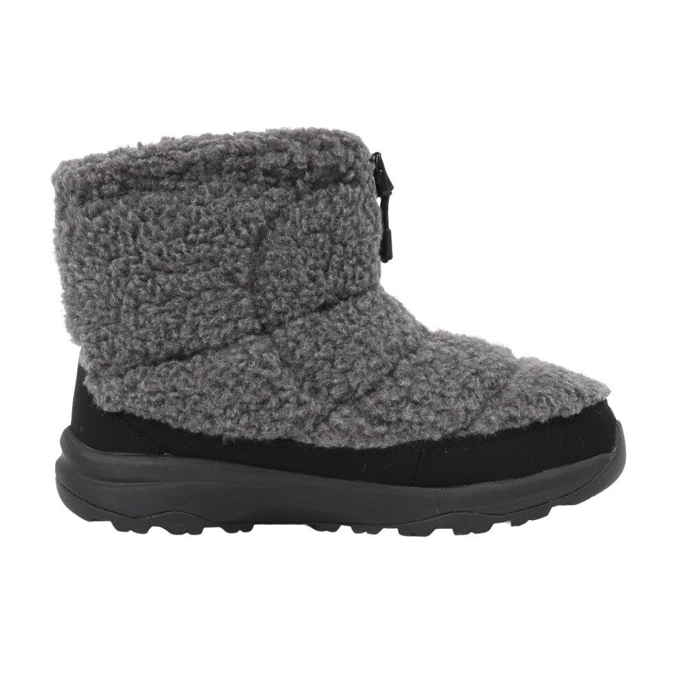 ザ・ノース・フェイス（THE NORTH FACE）（レディース）ブーツ ヌプシ ブーティ ショート フリース グレー NFW52476 MM 防風性 ボアブーツ