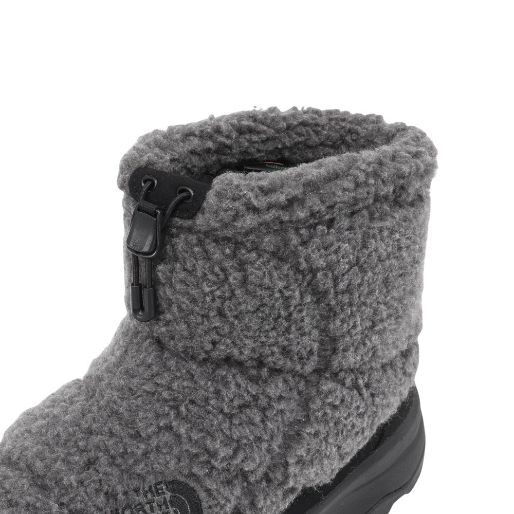 ザ・ノース・フェイス（THE NORTH FACE）（レディース）ブーツ ヌプシ ブーティ ショート フリース グレー NFW52476 MM 防風性 ボアブーツ