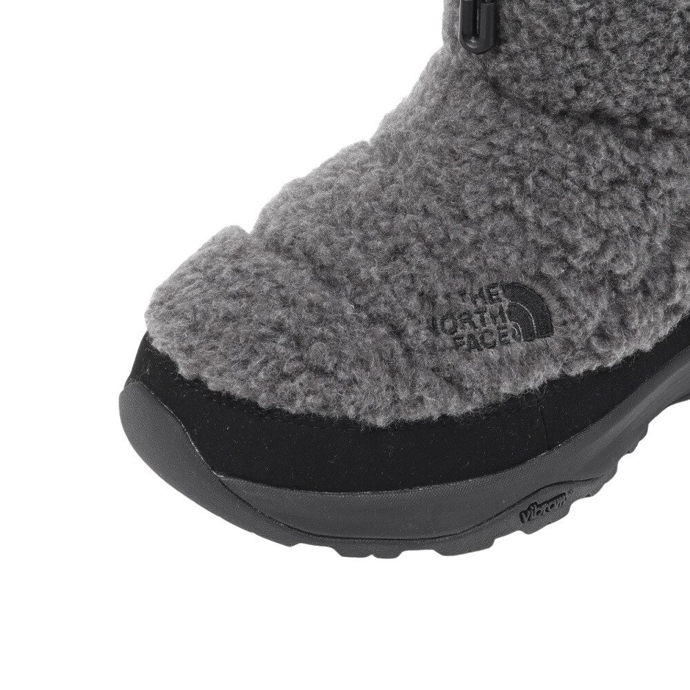 ザ・ノース・フェイス（THE NORTH FACE）（レディース）ブーツ ヌプシ ブーティ ショート フリース グレー NFW52476 MM 防風性 ボアブーツ