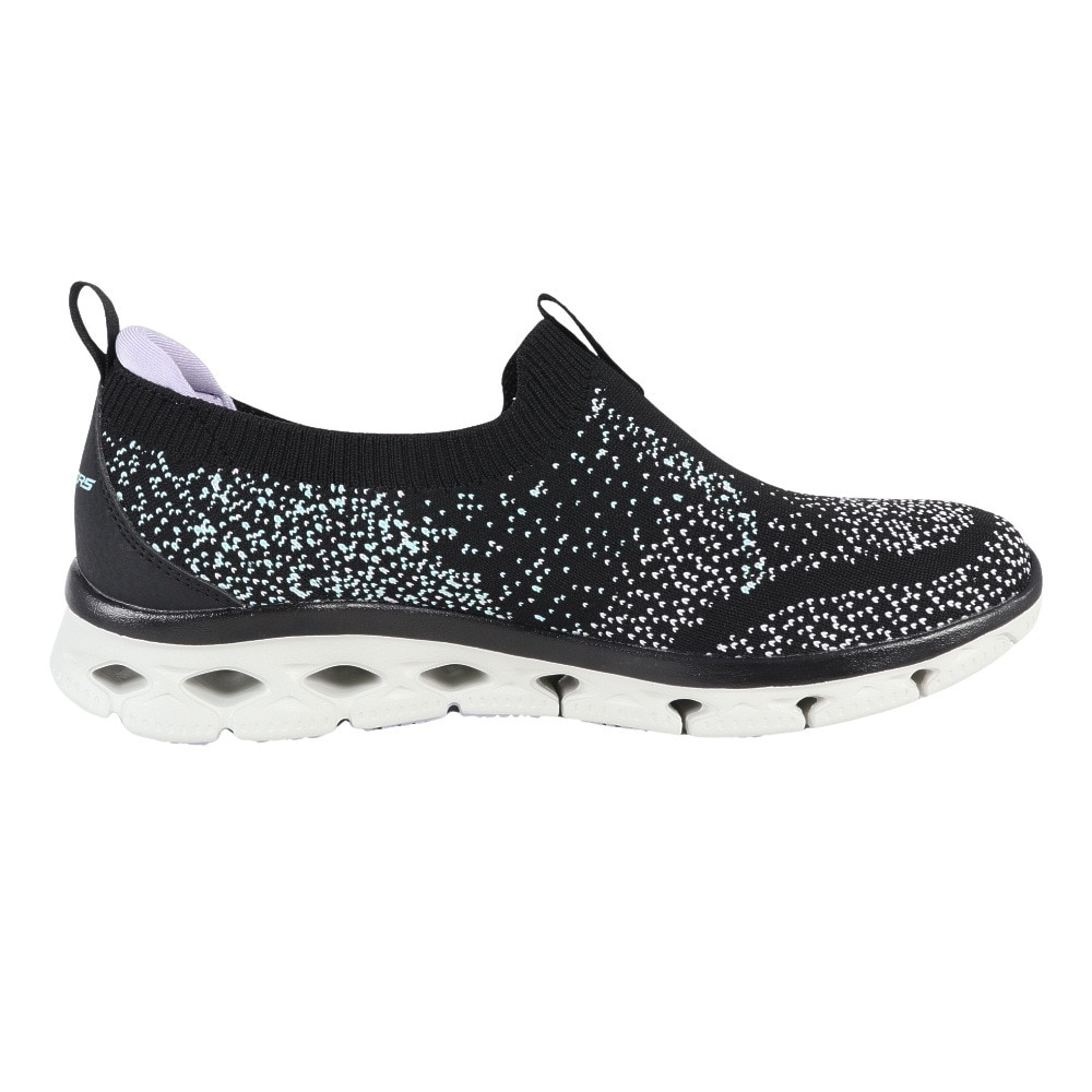 スケッチャーズ（SKECHERS）（レディース）カジュアルシューズ GLIDE-STEP FLEX 104305-BKLV