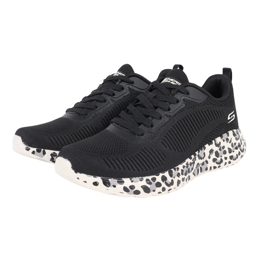 スケッチャーズ（SKECHERS）（メンズ、レディース）カジュアルシューズ BOBS SQUAD CHAOS-SPO 1117218-BLK