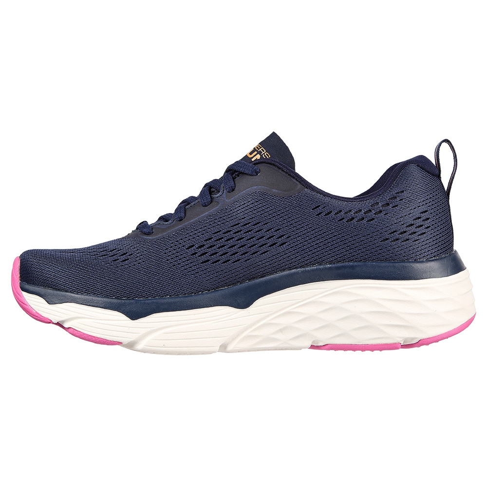 スケッチャーズ（SKECHERS）（レディース）カジュアルシューズ マックスクッショニングエリート ネイビー 128262-NVY スニーカー スポーツ 軽量 クッション性