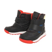 ソレル(SOREL)(キッズ)ショートブーツ グレー ジュニア チルドレン ウィットニー II ストラップ WP チャコールグレー NC3919 093 ベルト付き 防寒 通園