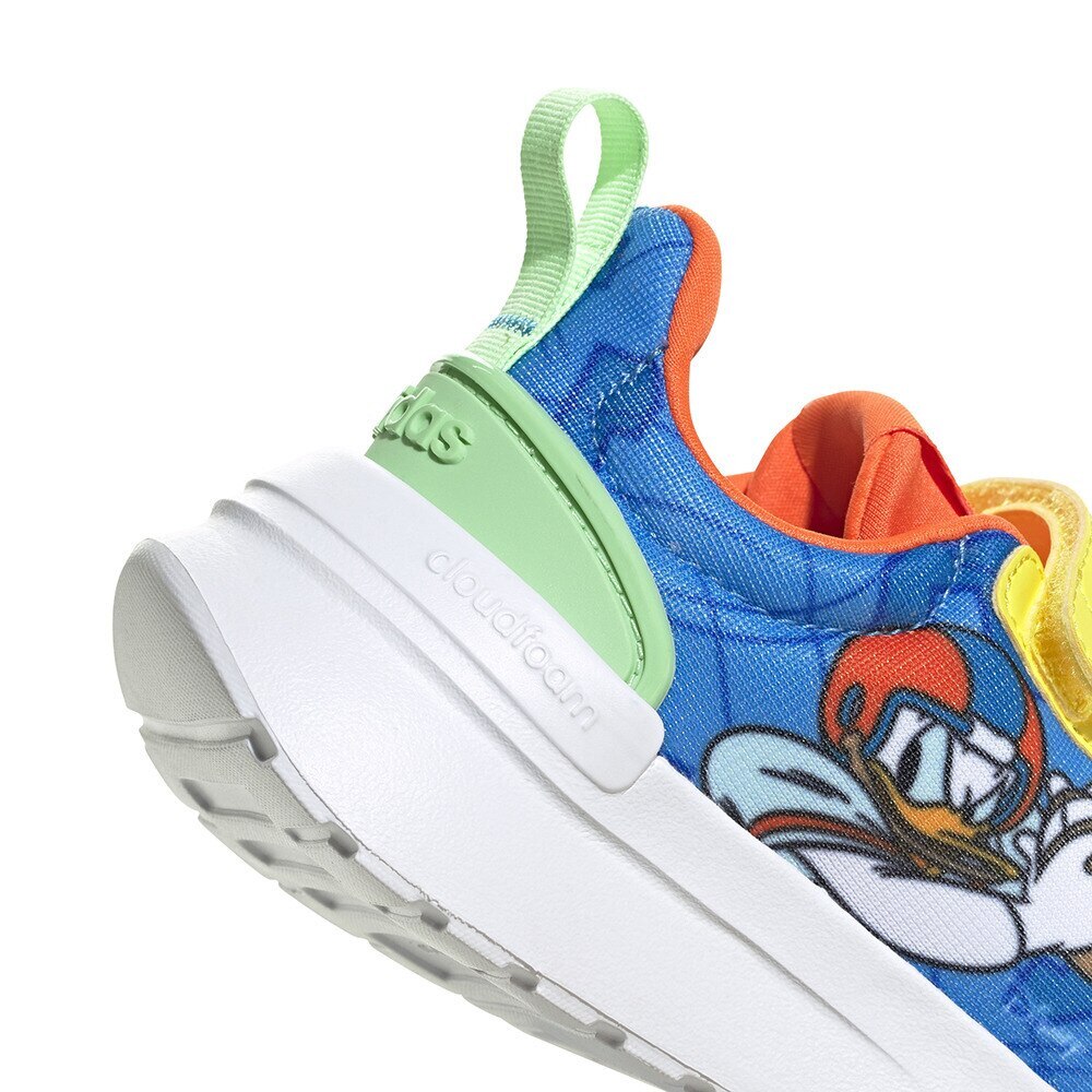 アディダス アディダス Adidas キッズ アディダス ディズニー レーサー Tr21 ブルー ホワイト Gy6643 ドナルドダック ジュニア スポーツシューズ スリッポン スポーツ用品はスーパースポーツゼビオ