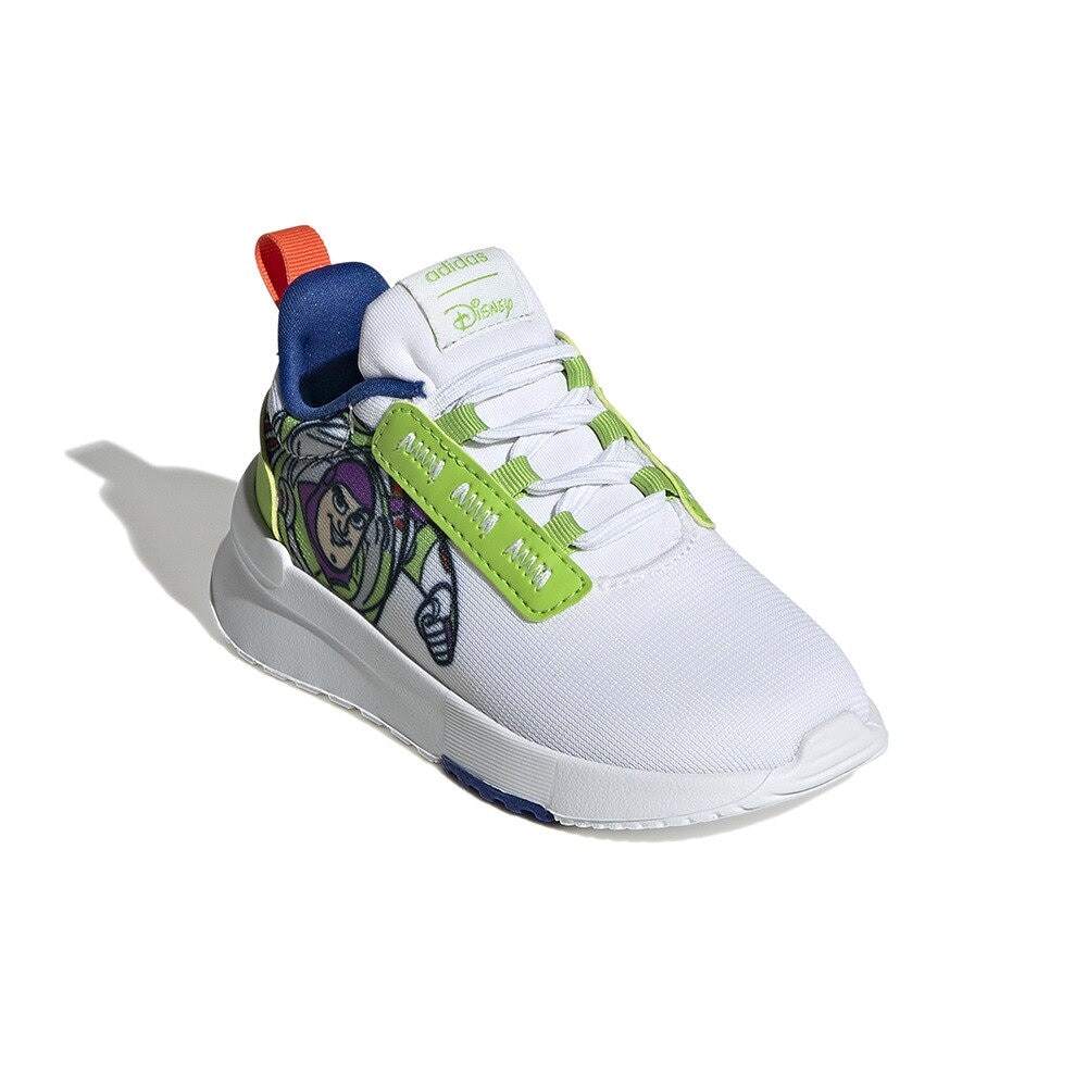 アディダス（adidas）（キッズ）アディダス×ディズニー レーサー TR21 トイ・ストーリー バズ・ライトイヤー ホワイト グリーン GY6646  ジュニア 運動靴