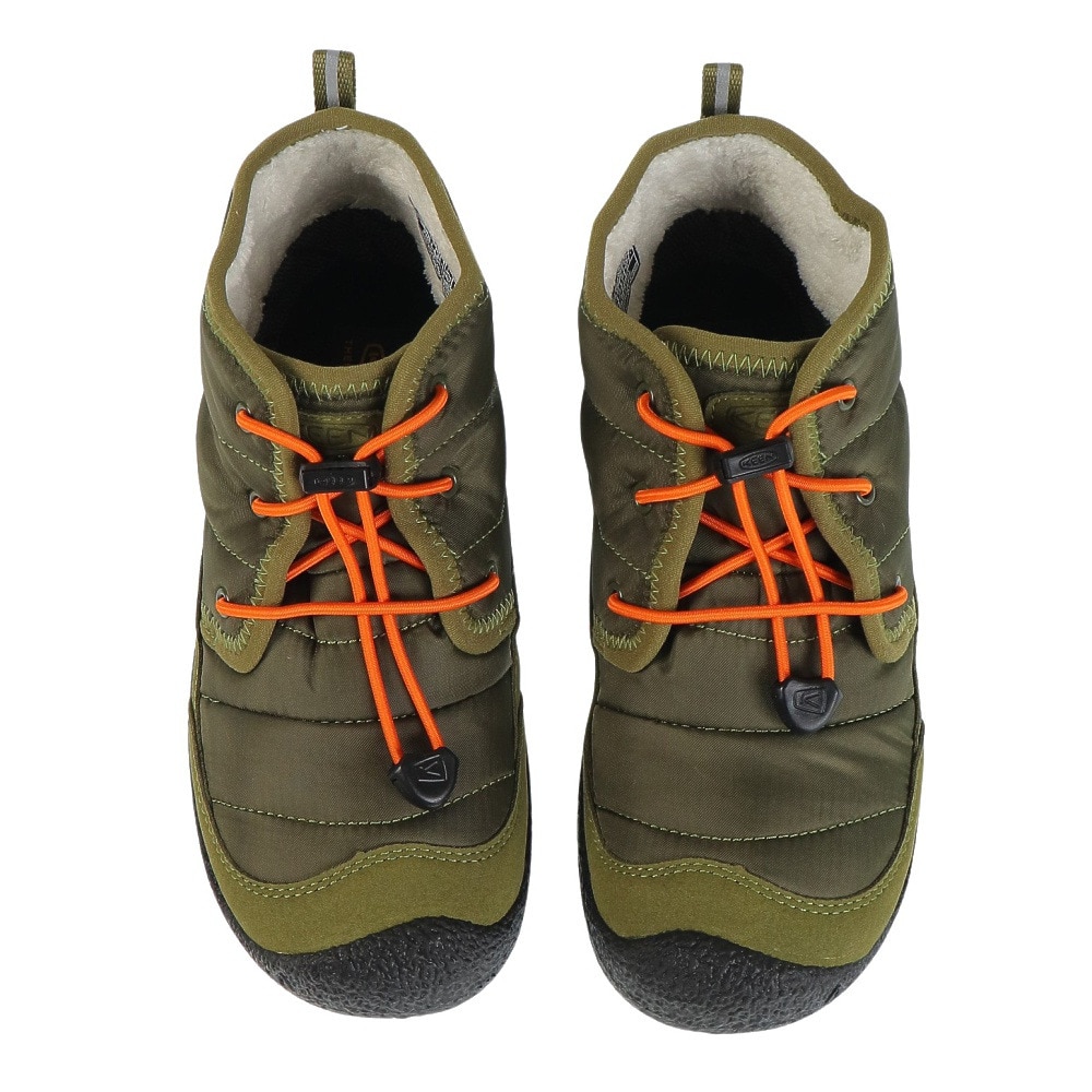 キーン（KEEN）（キッズ）ジュニア シューズ オリーブ ハウザー II チャッカ ウォータープルーフ 1025514 アウトドア ウィンター 防水