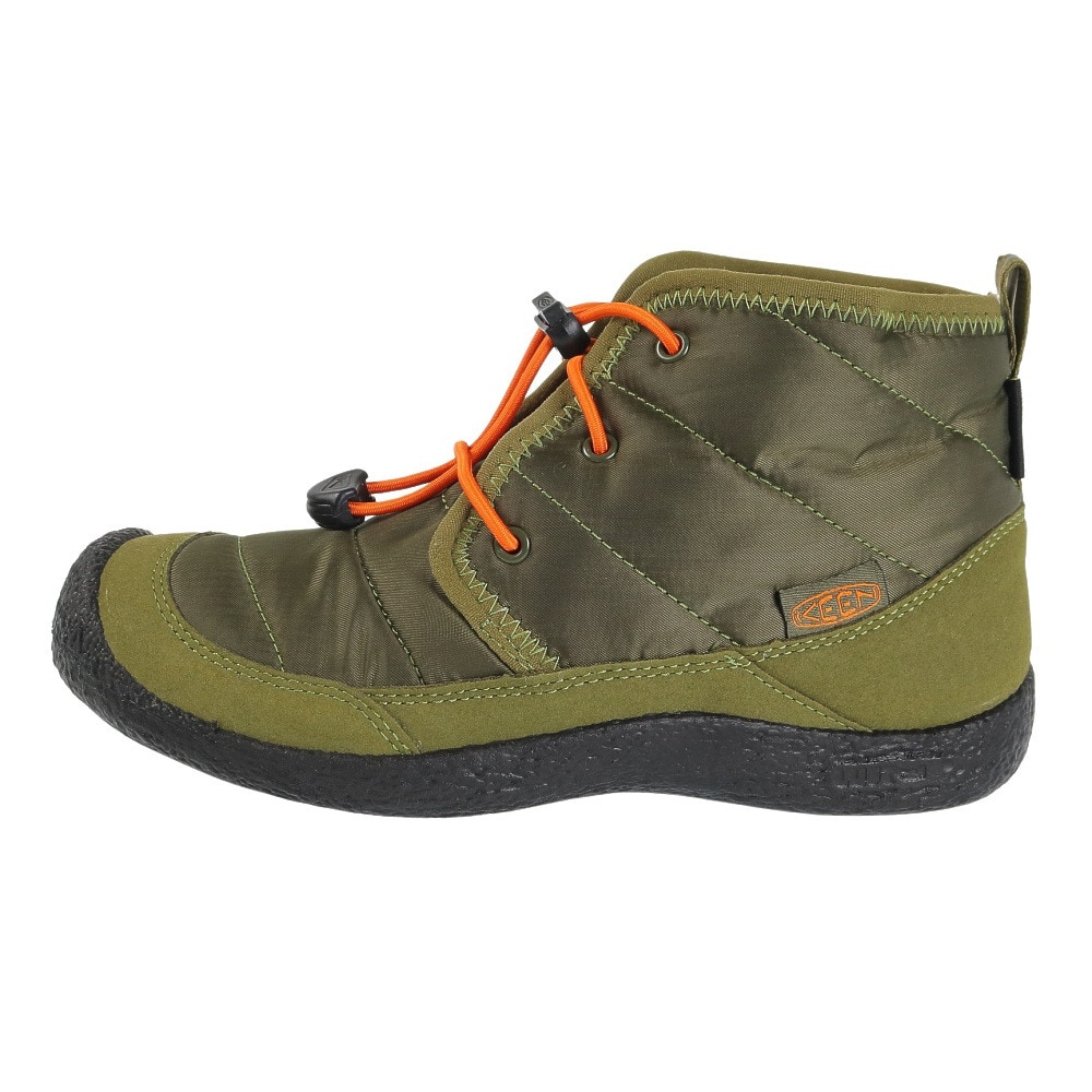 キーン（KEEN）（キッズ）ジュニア シューズ オリーブ ハウザー II チャッカ ウォータープルーフ 1025514 アウトドア ウィンター 防水