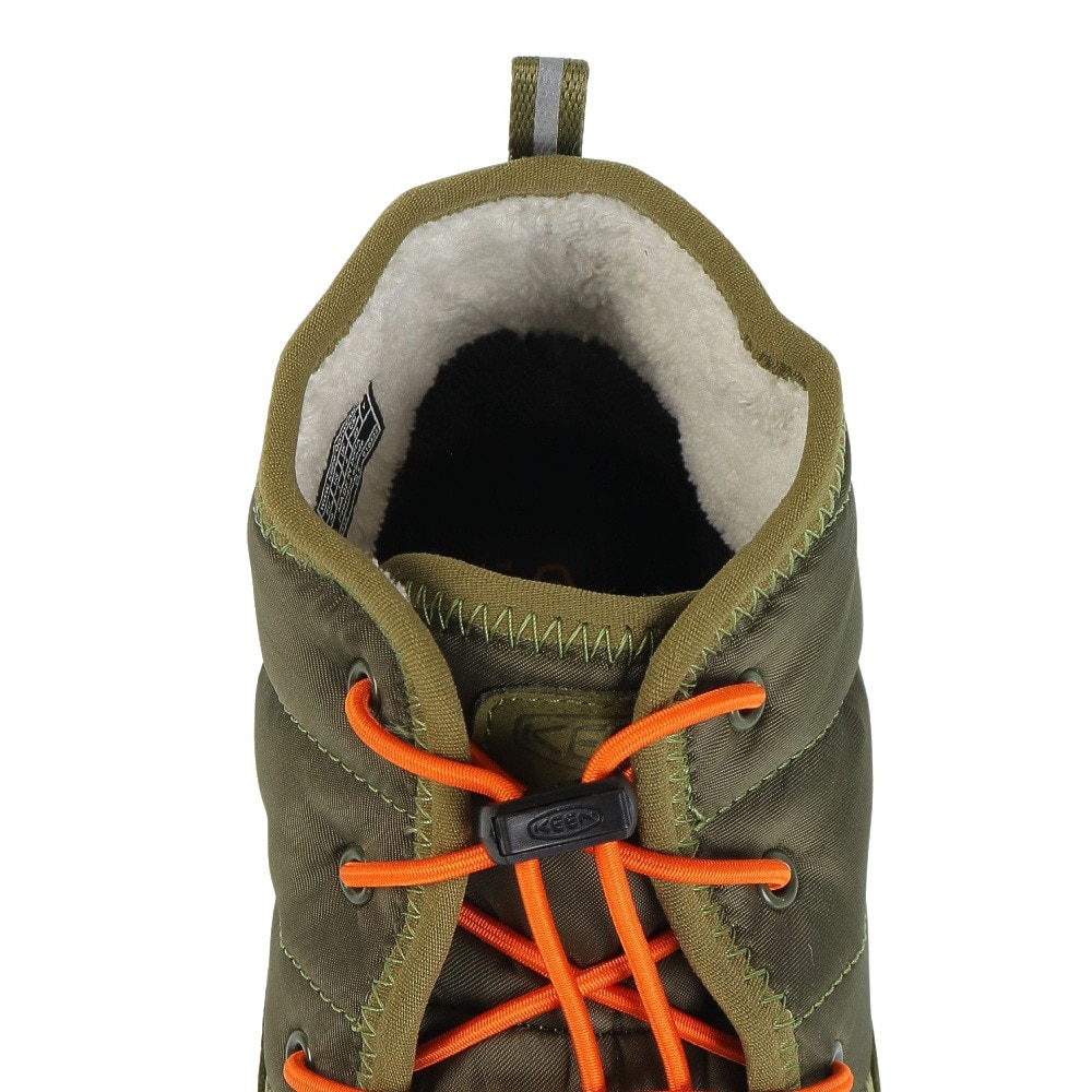 キーン（KEEN）（キッズ）ジュニア シューズ オリーブ ハウザー II チャッカ ウォータープルーフ 1025514 アウトドア ウィンター 防水