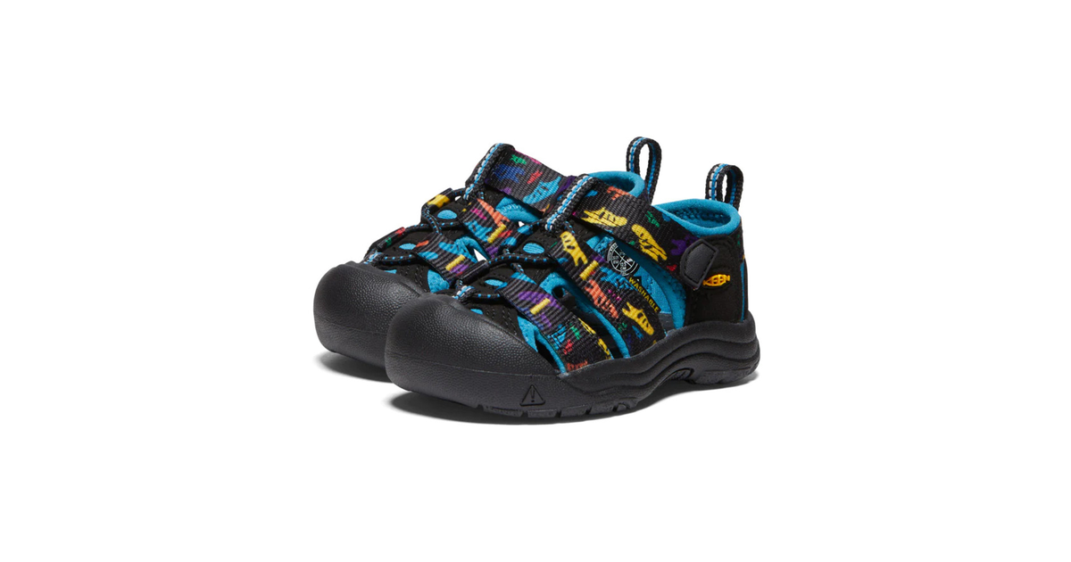 キーン（KEEN）（キッズ）カジュアルシューズ ニューポート エイチツー サンダル ブラック 1027153 スニーカー トドラー 防滑性