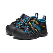 キーン(KEEN)(キッズ)カジュアルシューズ ニューポート エイチツー サンダル ブラック 1027153 スニーカー トドラー 防滑性 抗菌防臭 レジャー タウン
