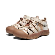 キーン(KEEN)(キッズ)カジュアルシューズ ニューポート エイチツー × Smokey Bear サンダル ベージュ 1027393 スニーカー 防滑性 抗菌防臭 レジャー