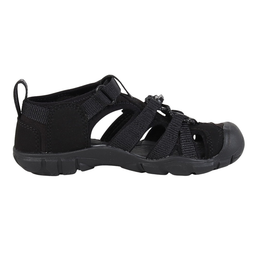 キーン（KEEN）（キッズ）カジュアルシューズ シーキャンプ ツー シーエヌエックス サンダル ブラック グレー 1027412 スニーカー 防滑性 抗菌防臭 レジャー
