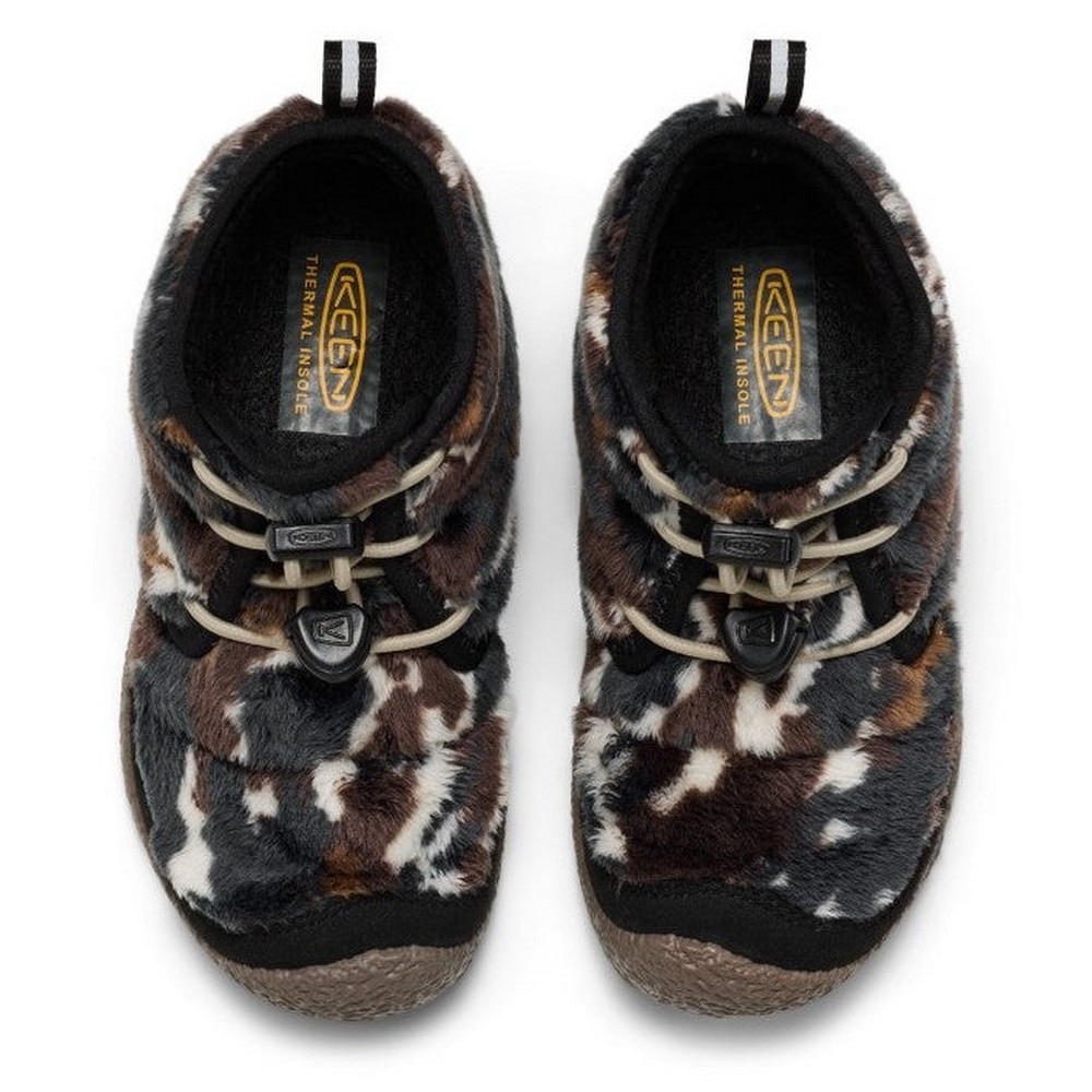 キーン（KEEN）（キッズ）リトルキッズ ハウザー ツー チャッカ ウォータープルーフ ブラウン ブラック 1031038 防水 ウィンターブーツ
