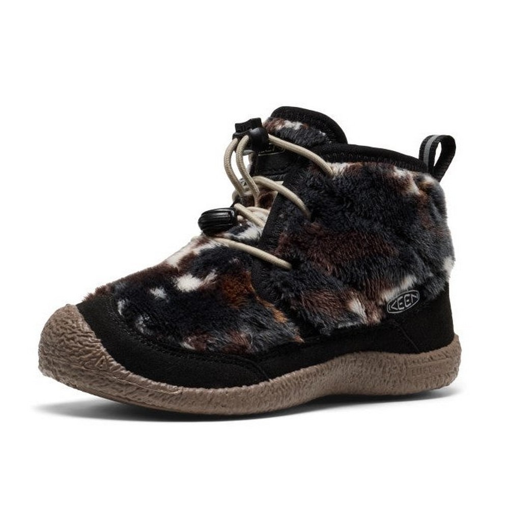 キーン（KEEN）（キッズ）リトルキッズ ハウザー ツー チャッカ ウォータープルーフ ブラウン ブラック 1031038 防水 ウィンターブーツ