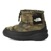 ノースフェイス(THE NORTH FACE)(キッズ)ジュニア ブーツ 迷彩柄 ヌプシ ブーティ ロゴ ショート SE NFJ52281 TF ウィンターシューズ