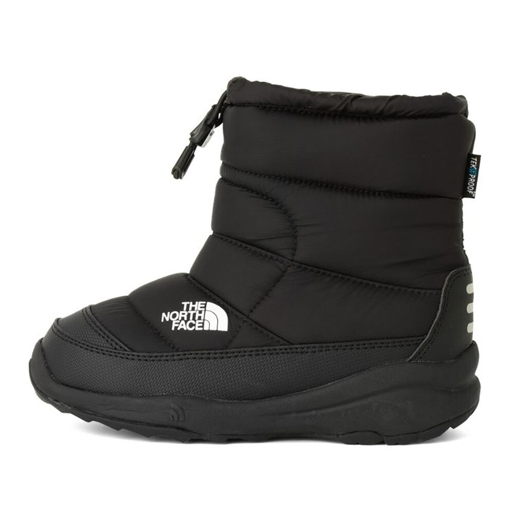 ノースフェイス（THE NORTH FACE）（キッズ）ジュニア ショートブーツ 黒 ジュニア ヌプシ ブーティ ウォータープルーフ ブラック NFJ52287 K カジュアル 防寒 
