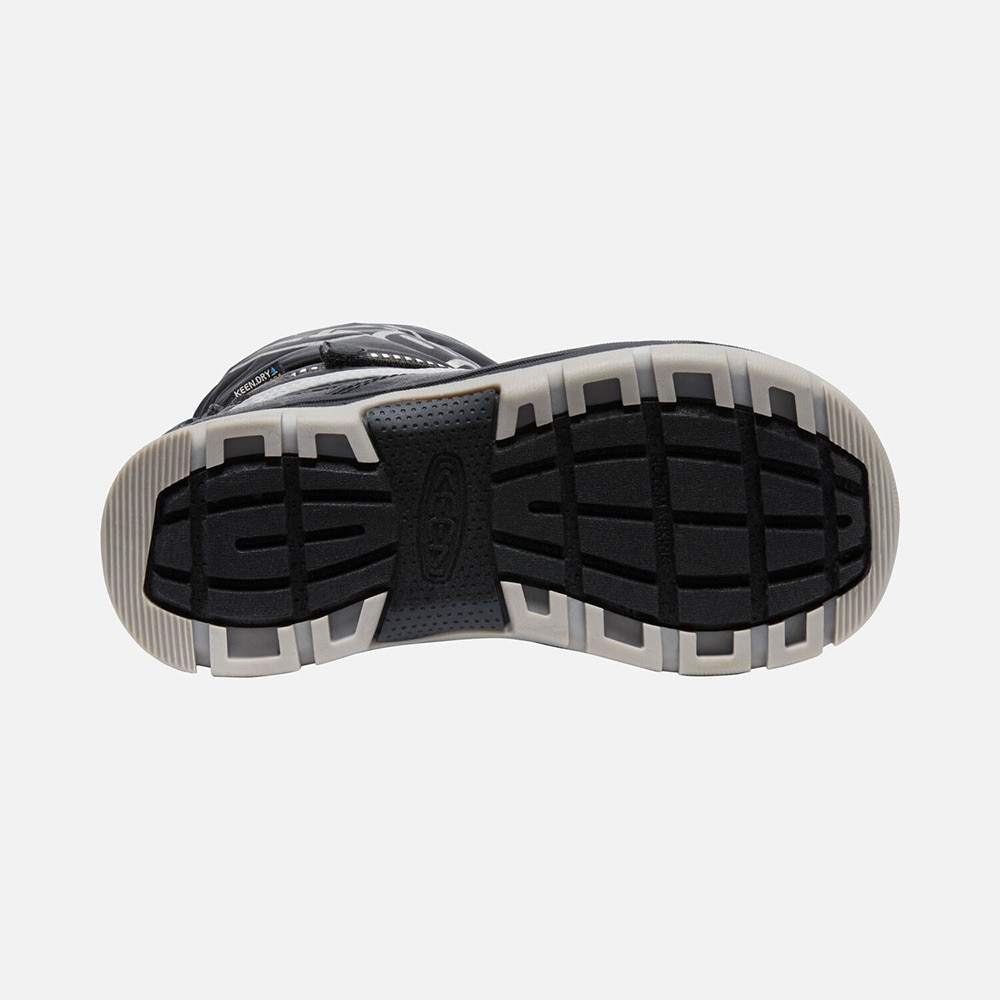 キーン（KEEN）（キッズ）ジュニア ブーツ 黒 ビッグキッズ スノー トロール ウォータープルーフ ブラック 1026753 長靴 カジュアルシューズ 防水