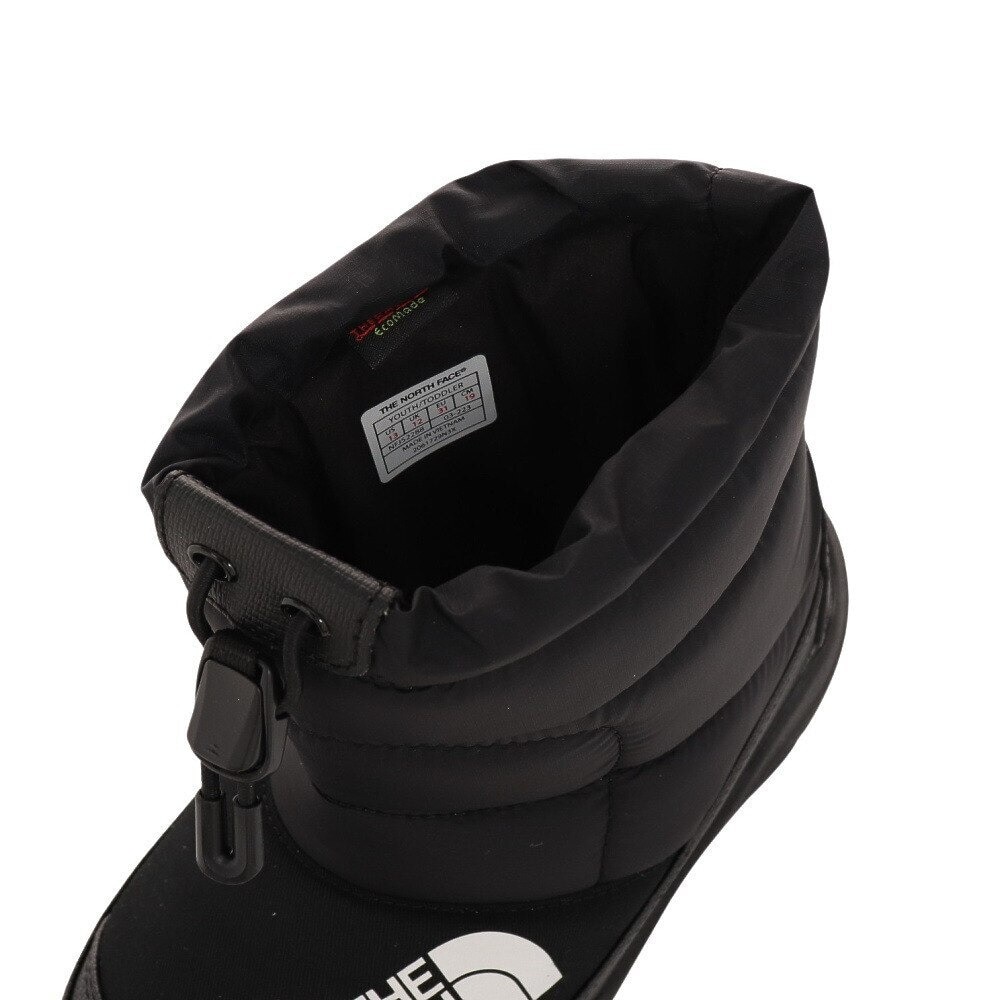 ザ・ノース・フェイス（THE NORTH FACE）（キッズ）ジュニア 撥水 スノ-ブーツ キッズ ヌプシ ブーティ VII NFJ52288 KW 防滑 防寒 保温性 雪道 通学