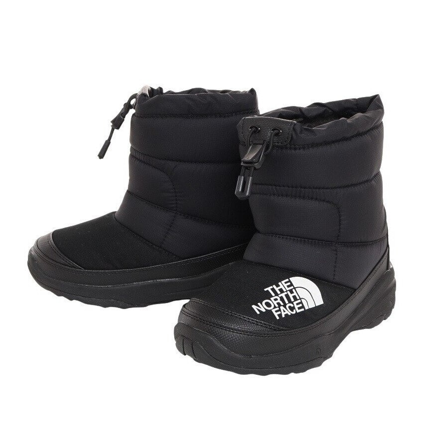 ザ・ノース・フェイス（THE NORTH FACE）（キッズ）ジュニア 撥水 スノ-ブーツ キッズ ヌプシ ブーティ VII NFJ52288 KW 防滑 防寒 保温性 雪道 通学