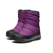 キーン(KEEN)(キッズ)ビッグキッズ カジュアルシューズ パフライダー ウォータープルーフ 防水ウインターブーツ 1027958