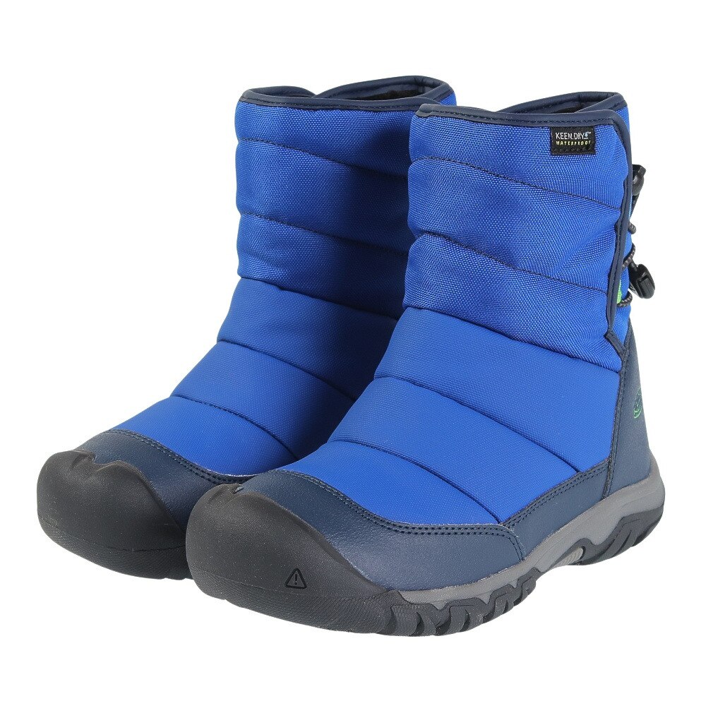 キーン（KEEN）（キッズ）ビッグキッズ カジュアルシューズ パフライダー ウォータープルーフ 防水ウインターブーツ 1027960