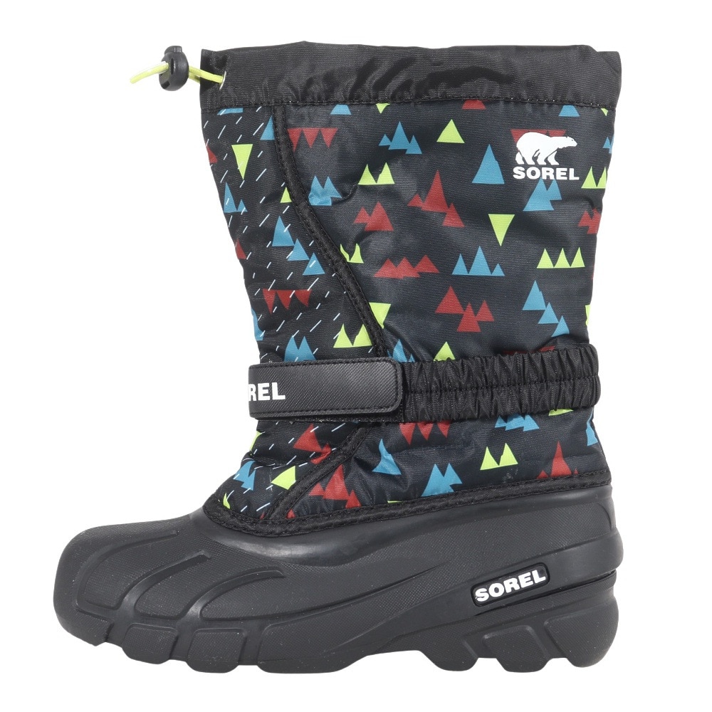 ソレル（SOREL）（キッズ）ジュニア ブーツ カジュアルシューズ ユースフルーリープリント NY3504 011