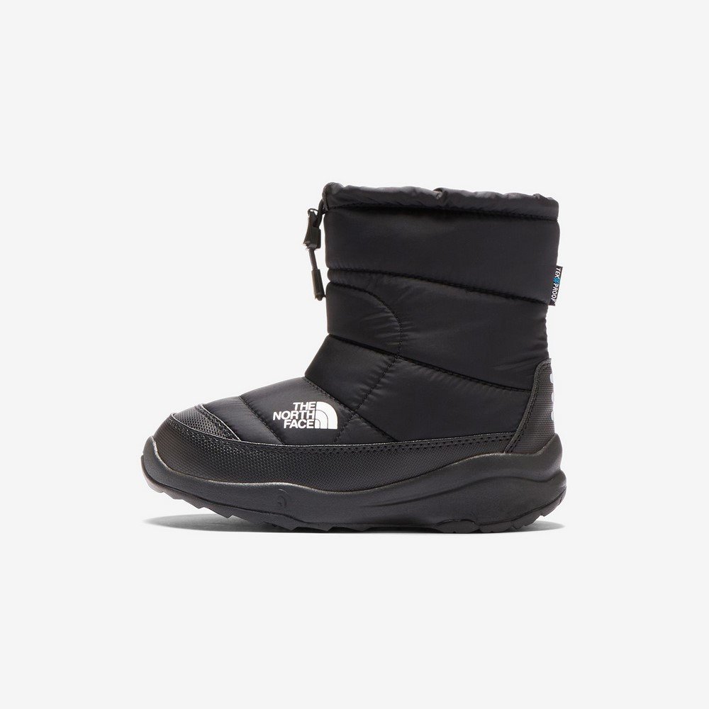 ザ・ノース・フェイス（THE NORTH FACE）（キッズ）ジュニアブーツ ヌプシ ブーティ ウォータープルーフ ブラック NFJ52287 KK カジュアルシューズ防水 保温 雪