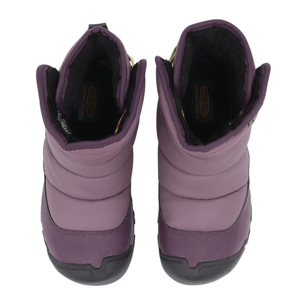 キーン（KEEN）（キッズ）ビッグキッズ パフライダー ウォータープルーフ 防水ウインターブーツ 1029470
