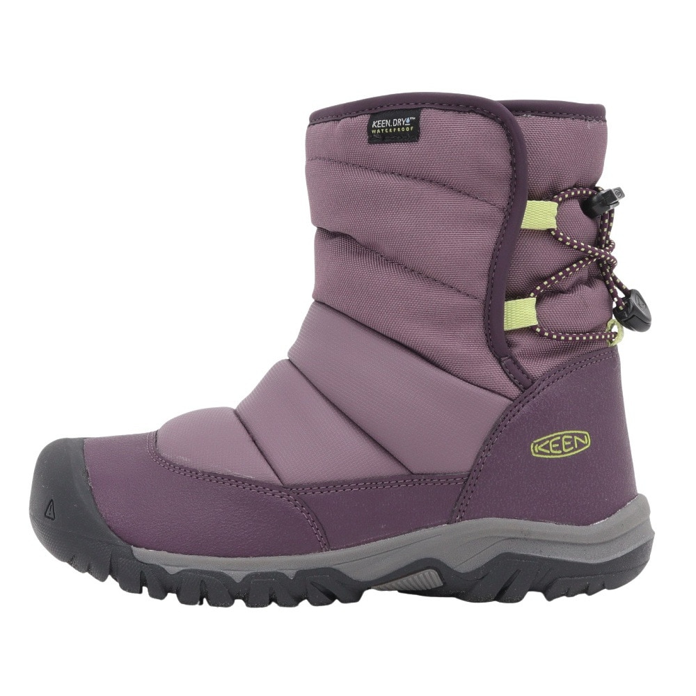 キーン（KEEN）（キッズ）ビッグキッズ パフライダー ウォータープルーフ 防水ウインターブーツ 1029470