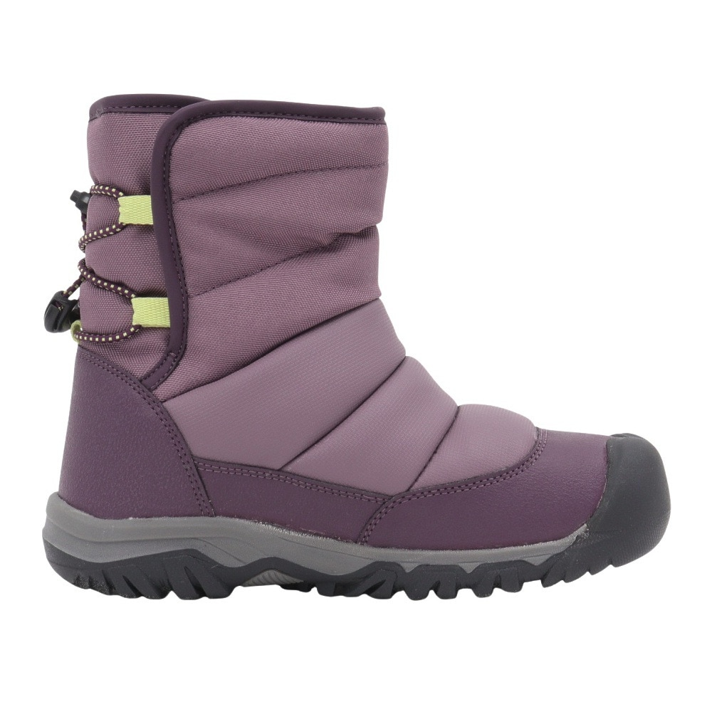 キーン（KEEN）（キッズ）ビッグキッズ パフライダー ウォータープルーフ 防水ウインターブーツ 1029470