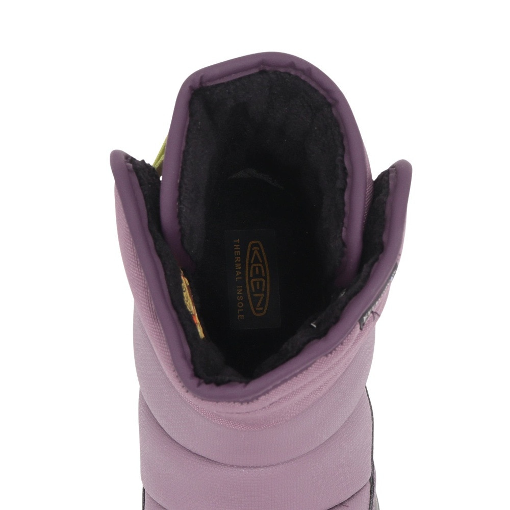 キーン（KEEN）（キッズ）ビッグキッズ パフライダー ウォータープルーフ 防水ウインターブーツ 1029470