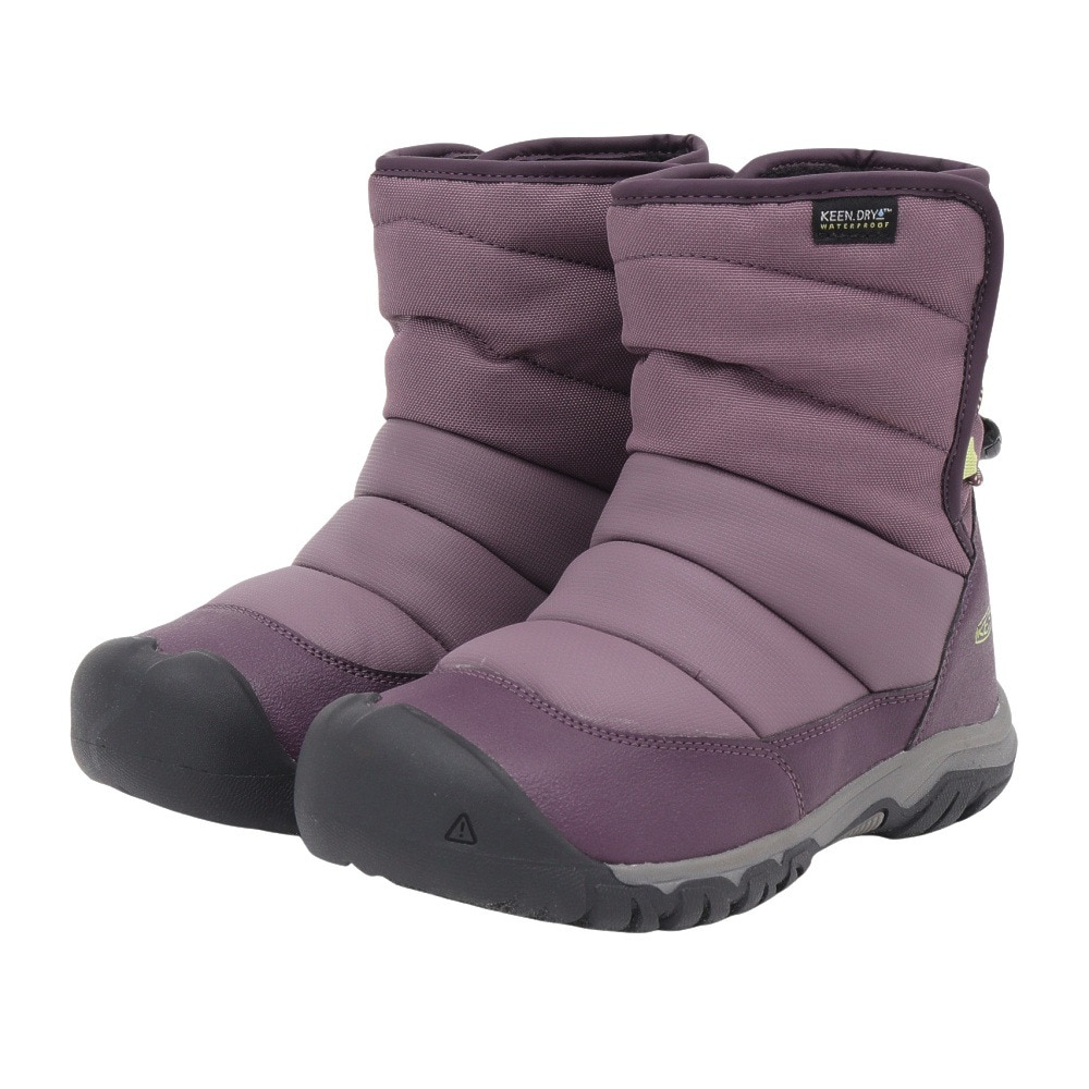 キーン（KEEN）（キッズ）ビッグキッズ パフライダー ウォータープルーフ 防水ウインターブーツ 1029470