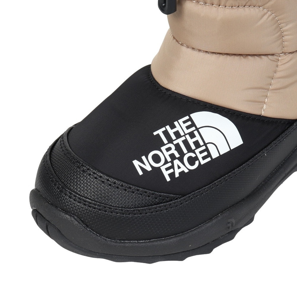 ザ・ノース・フェイス（THE NORTH FACE）（キッズ）ジュニア ブーツ ヌプシ ブーティ VII ベージュ NFJ52288 KT 保温 防水 雪 雪道 雪遊び ウィンターブーツ 冬