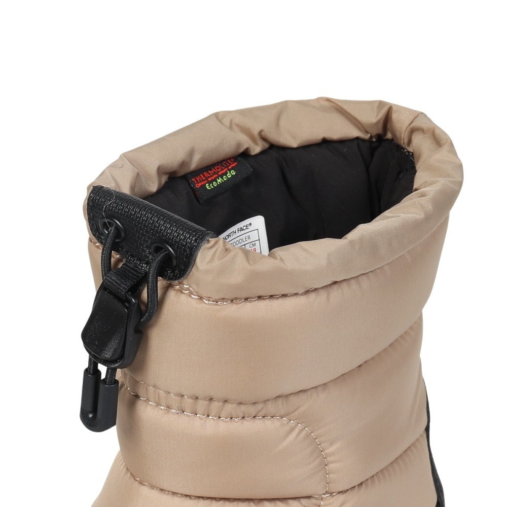 ザ・ノース・フェイス（THE NORTH FACE）（キッズ）ジュニア ブーツ ヌプシ ブーティ VII ベージュ NFJ52288 KT ブーツ カジュアルシューズ