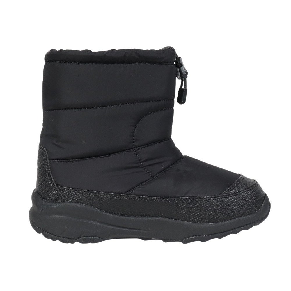 ザ・ノース・フェイス（THE NORTH FACE）（キッズ）ジュニアブーツ ヌプシ ブーティ VII ブラック NFJ52288 K ウィンターブーツ 防水 保温 雪 雪遊び シンプル