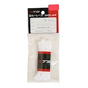 エックス チームスポーツ（X-TEAM SP）（メンズ、レディース、キッズ）フラットシューレース 820G4CRMC10029- WHT 靴ひも 白 ホワイト